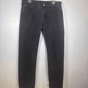 Men’s black Levi’s 501 jeans 36W 34L